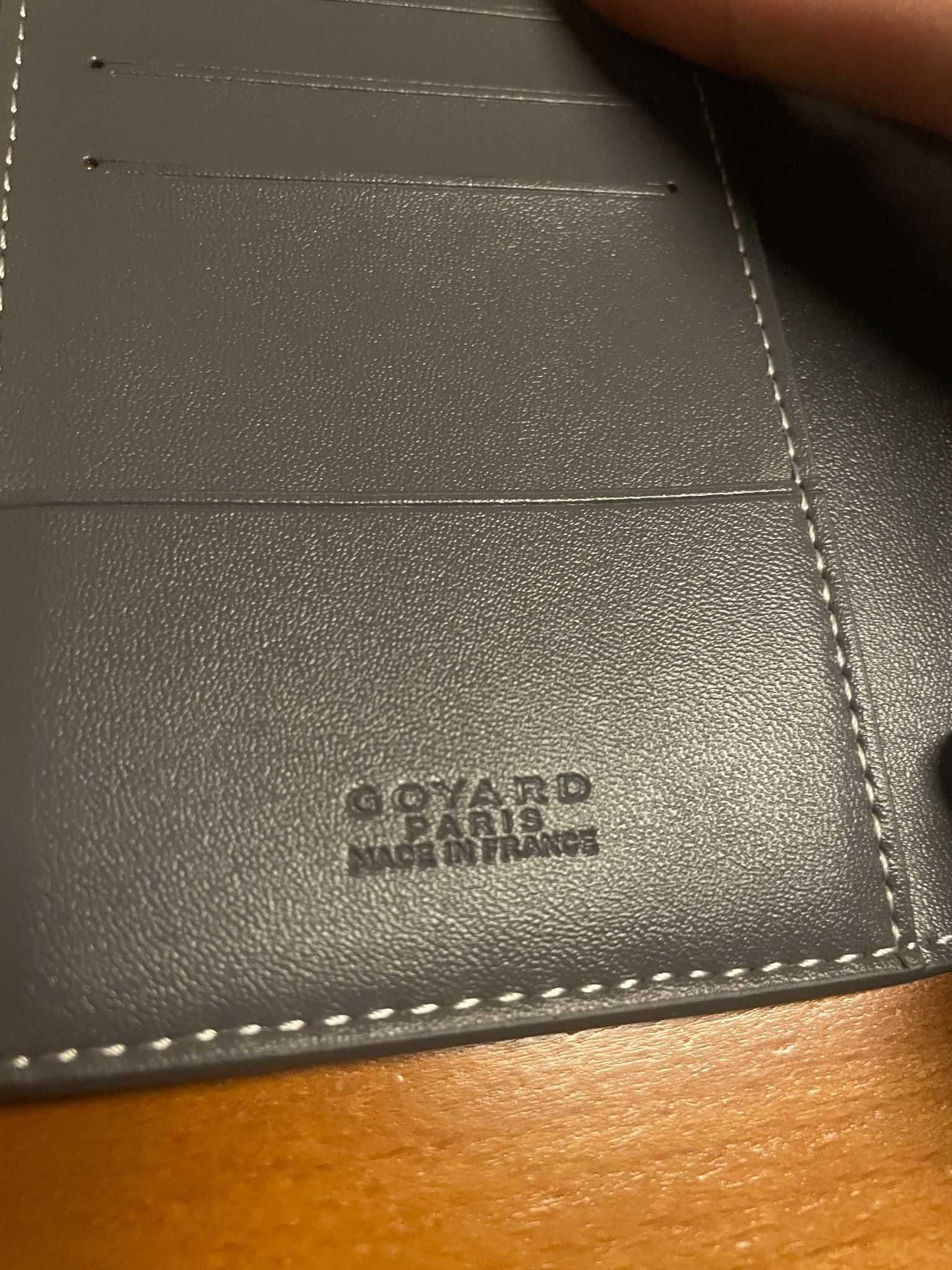 Carteira Goyard Cinzenta, Nova Nunca usada