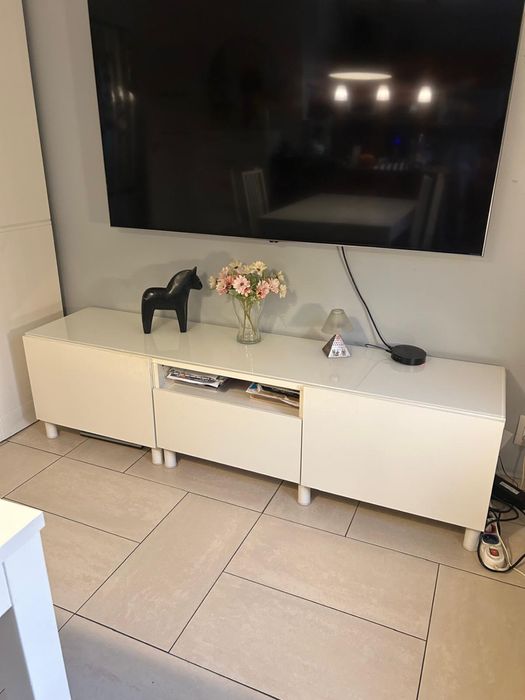 Super zestaw IKEA komoda podstawa szklana, stół, krzesła
