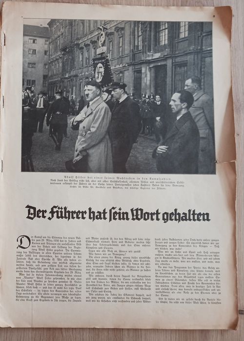 Niemiecka fotoksiążka Adolf Hitler EIN MANN UND SEIN VOLK