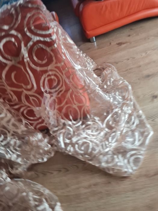 Firanka na duże okno