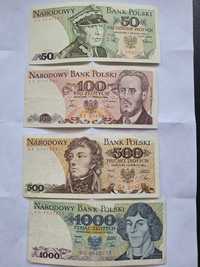 Banknoty z lat 80-tych