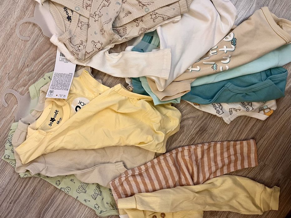 Nowa mega paka z metkami 68 dla chłopca