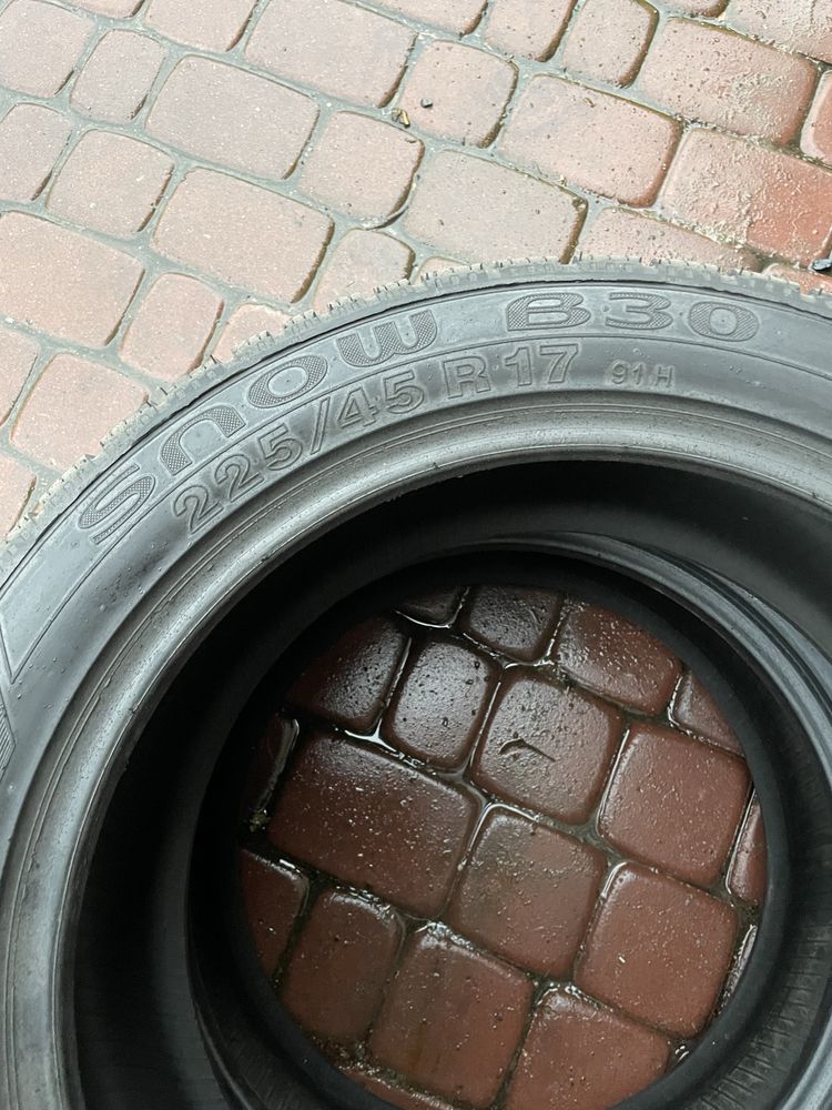 NOWE OPONY BIEŻNIKOWANE Ales Pieńsk Snow B30 Asymmetric 225/45/17 91H