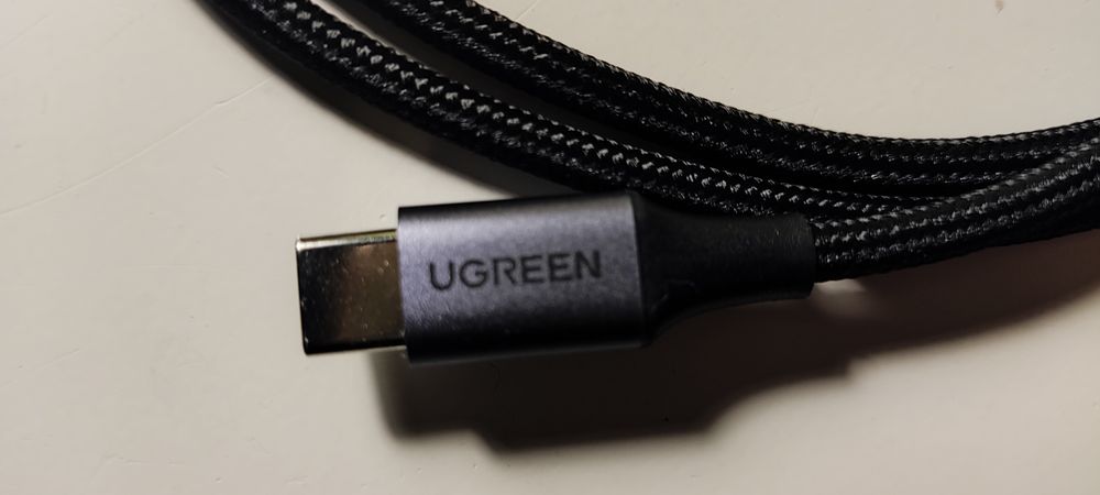 Кабель ugreen usb type c 100w 1 метр