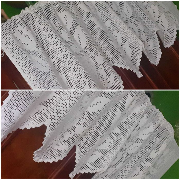 Lamberkin koronkowy wzór Tulipany