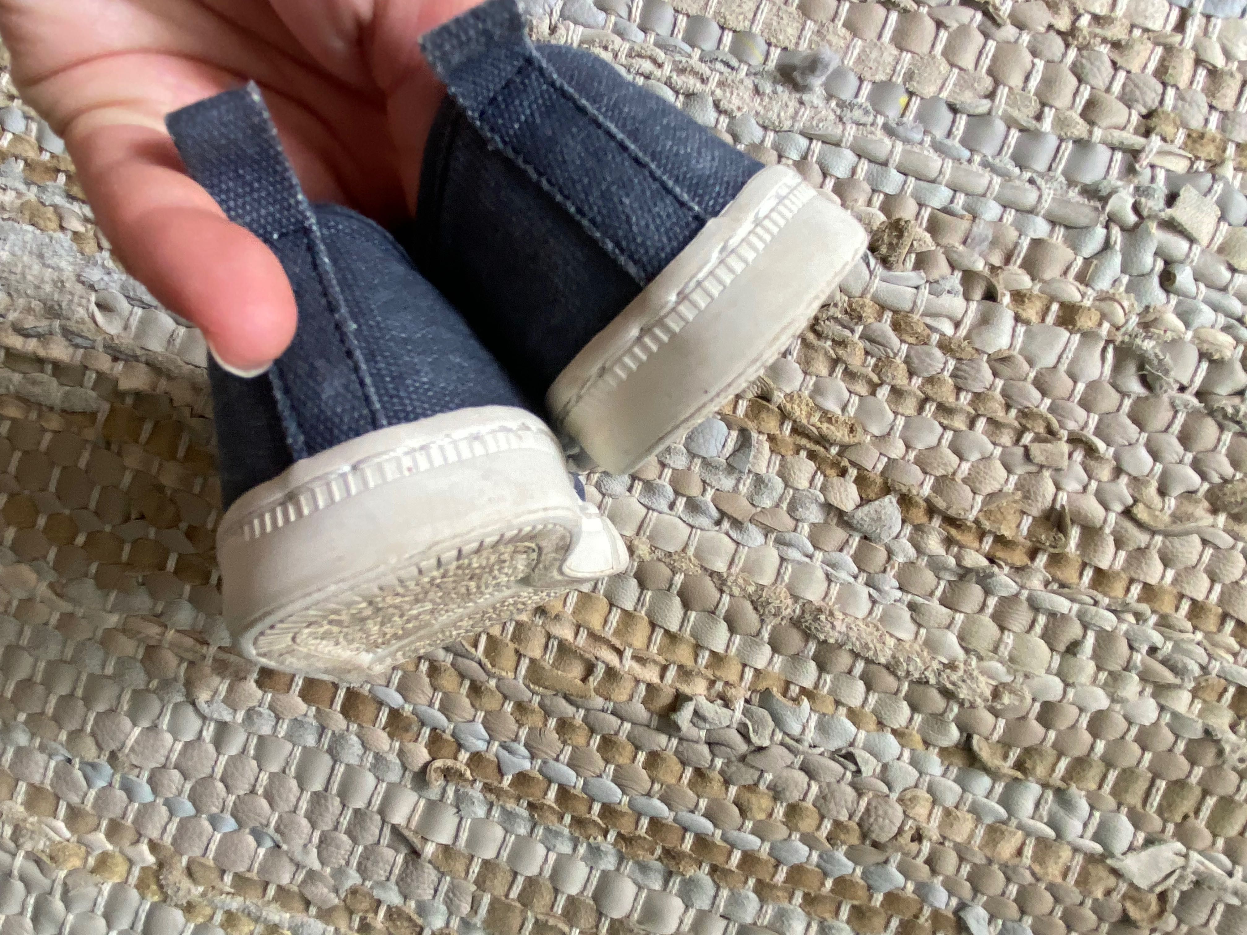 Sapatos de algodão de vela Zara 23