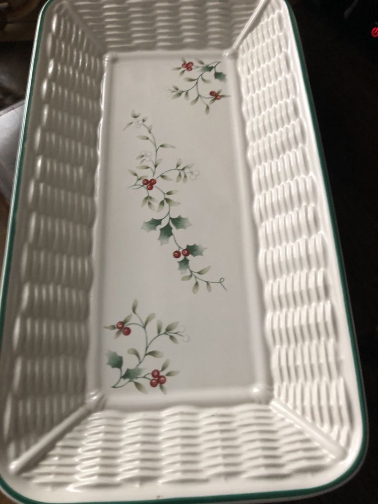 Porcelana swiateczna 2 szt Pgaltzgraff Copyright USA
