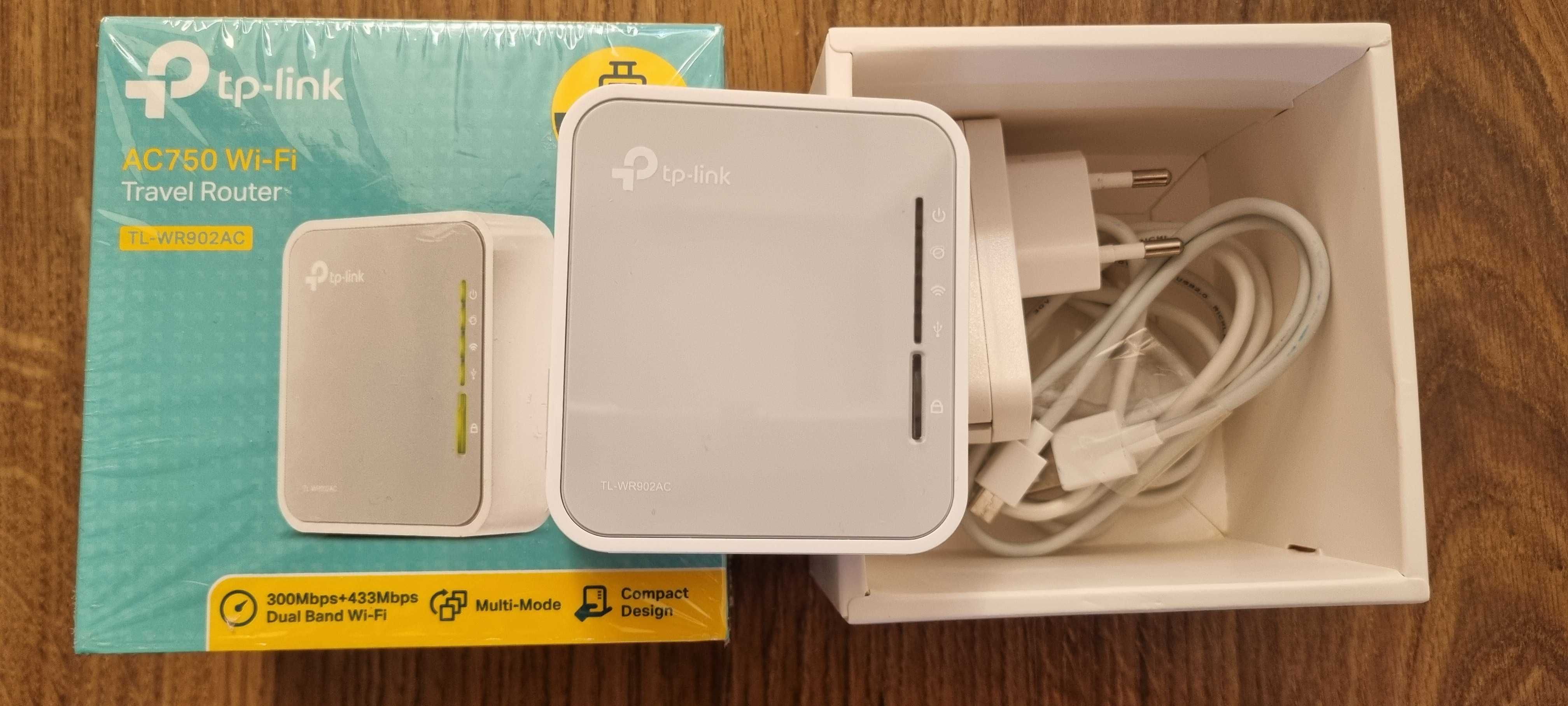 TP-LINK TL-WR902AC nanorouter podróżny mini AC750