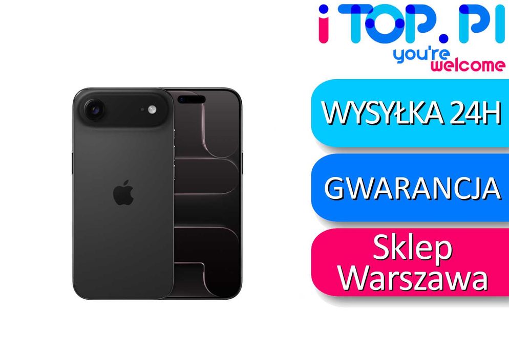 iPhone 17 Air NOWY Czarny I Gwarancja Apple I Sklep Muranów + GRATIS