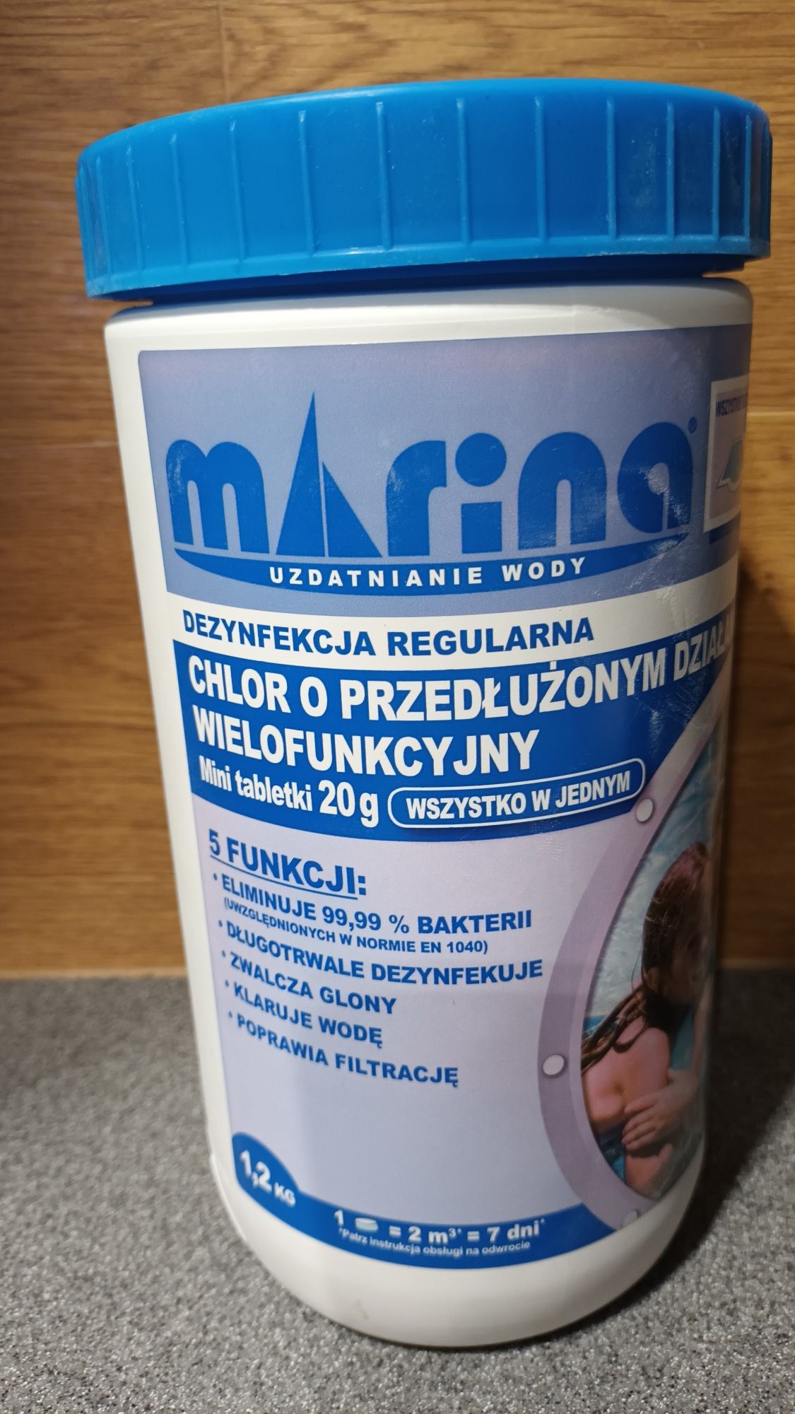 Marina chlor tabletki 1,2 kg basen