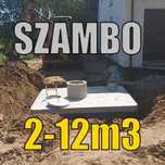 Zbiornik betonowy MASYWNE szambo 11m3 na deszczówkę, wodę, ścieki