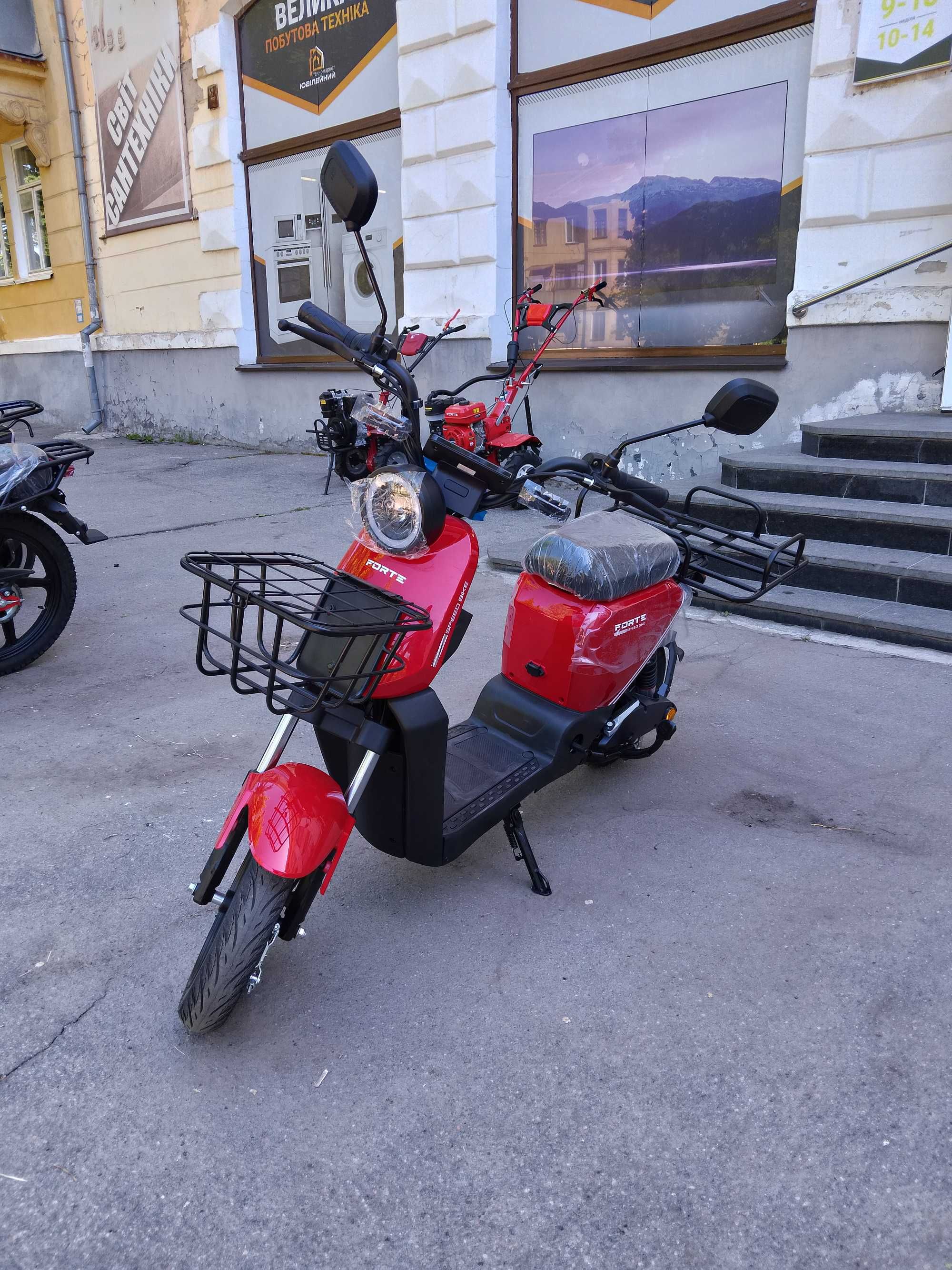 Велоскутер акумуляторний FORTE RZ500 червоний