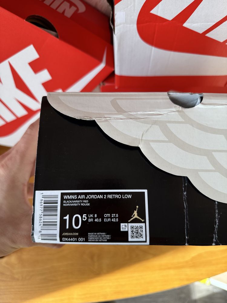 Кроссовки Nike Air Jordan 2 Retro Low