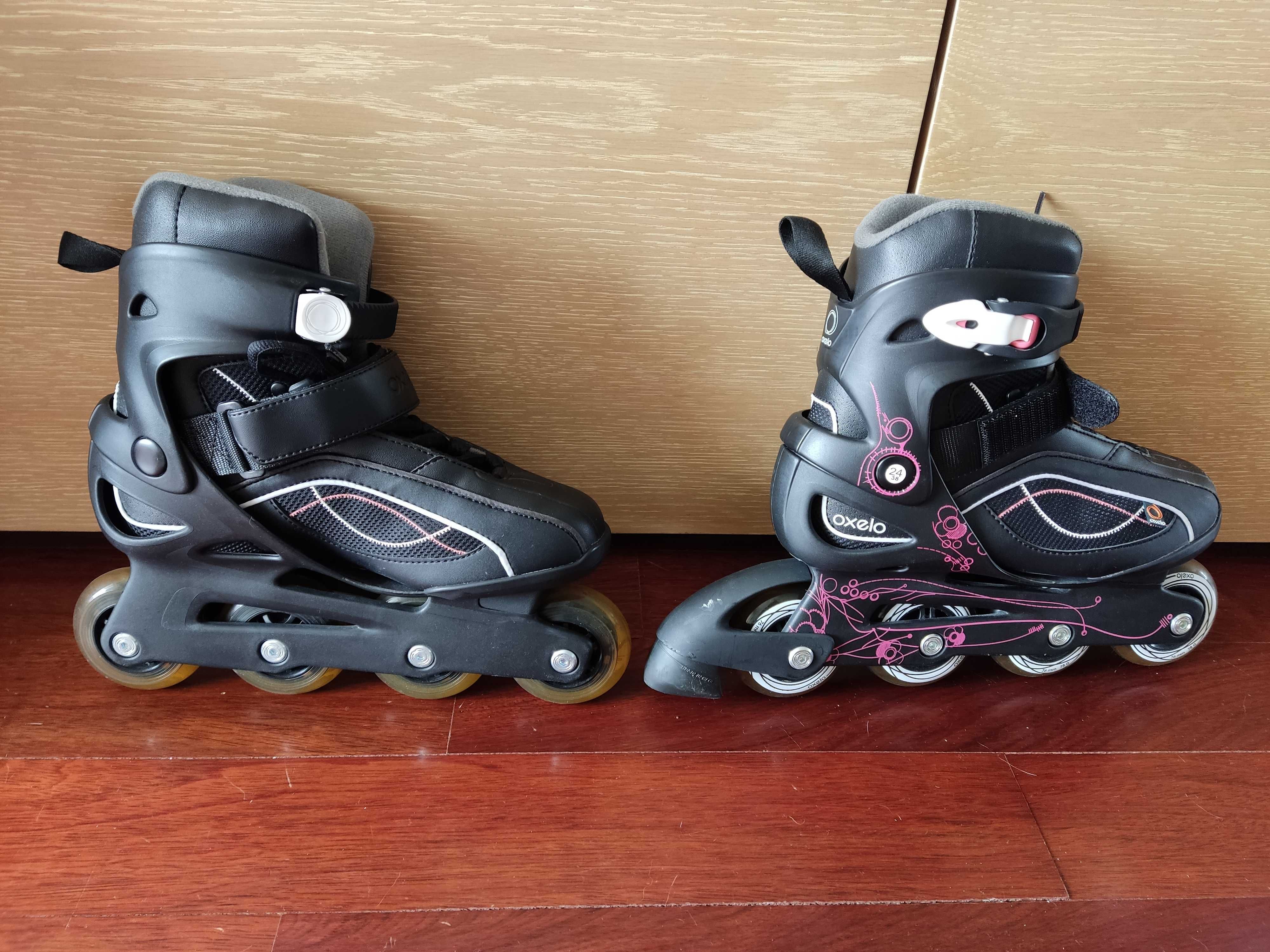 Patins em linha oxelo