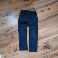 Spodnie 128 Reserved rurki chłopięce jeansy granatowe regulacja pasie