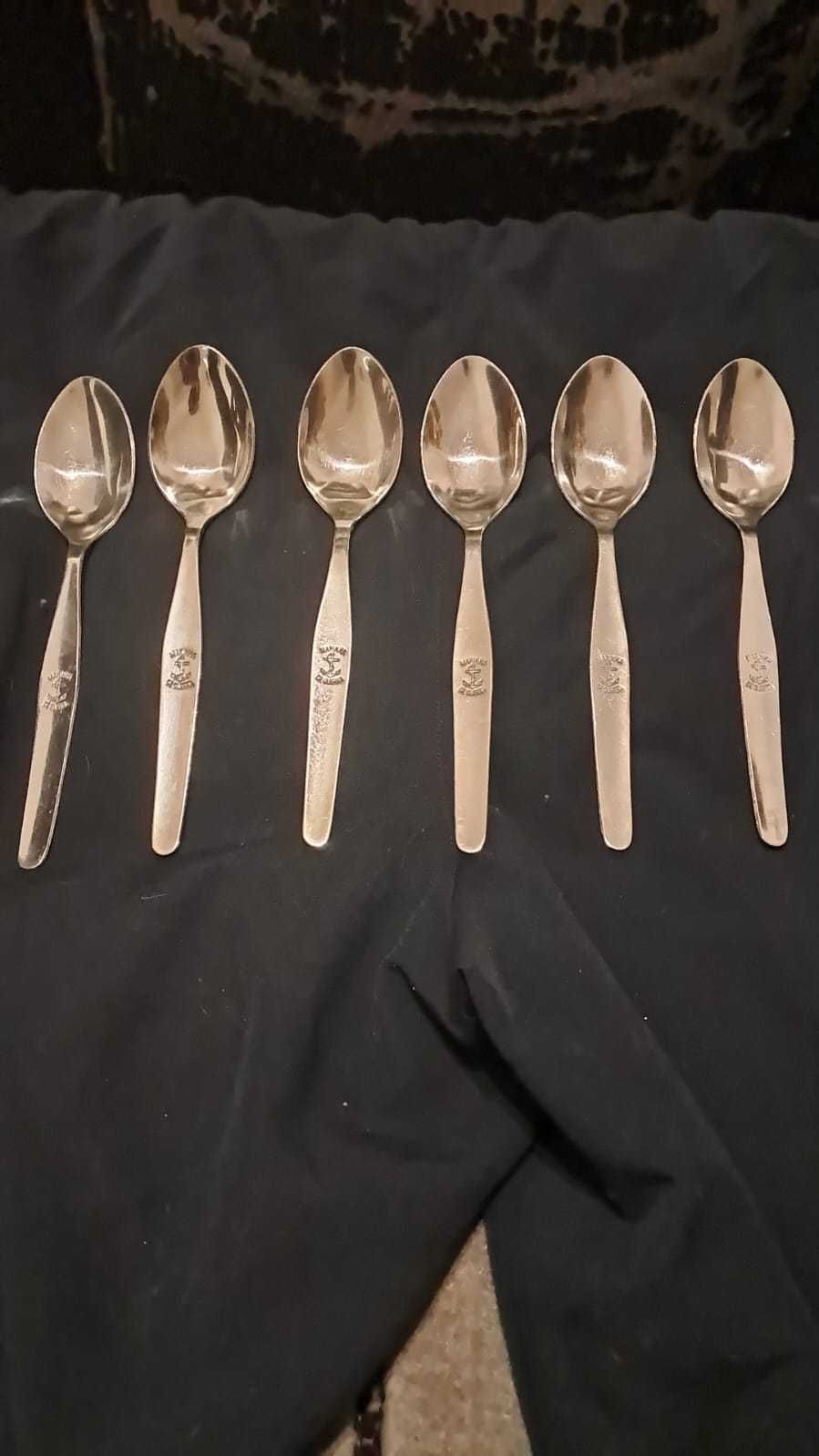 Conjunto Completo de talheres da Marinha de Guerra Portuguesa-28 Peças