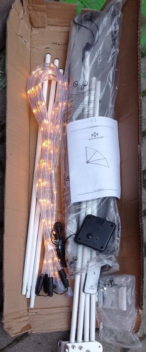 Markiza wachlarzowa kolor szary 120cm