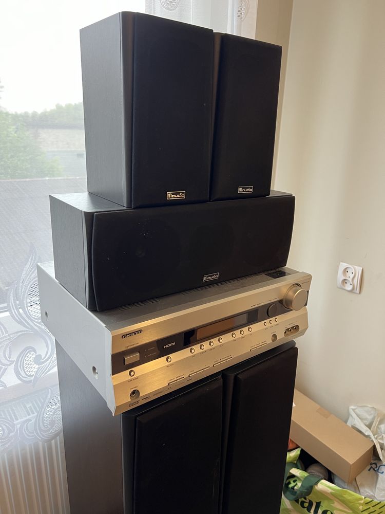 Amplituner HT-R508 plus głośniki HCS9920