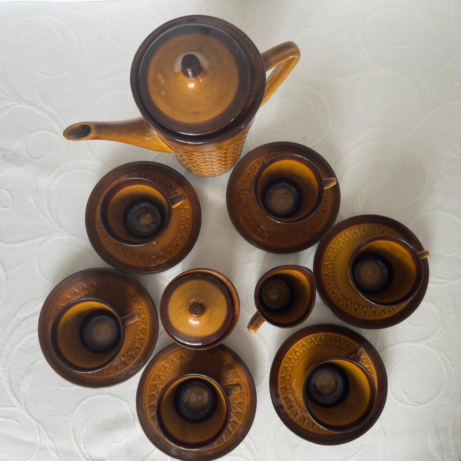 Zestaw porcelanowy vintage do kawy herbaty