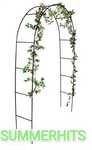 Pergola metalowa ogrodowa łukowa na róże łuk na kwiaty 140x38x240cm