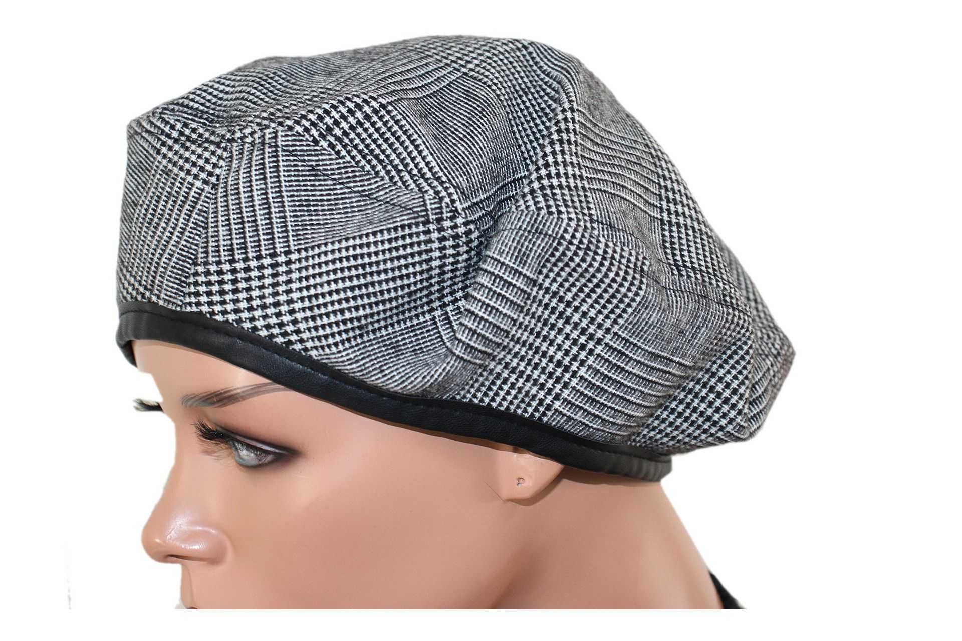 sw8 H&M stylowy beret damski na podszewce z wełną One Size
