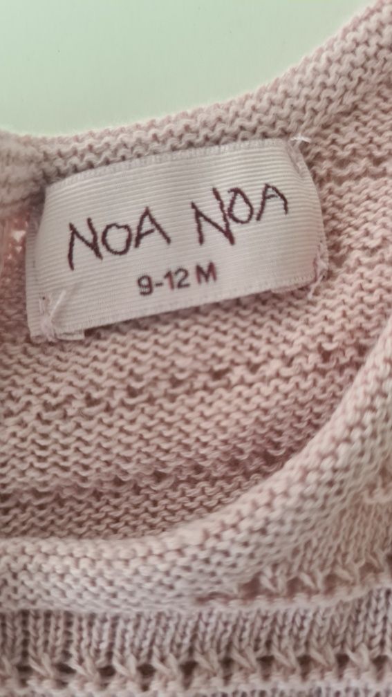 Vestidinho em malha de algodão, Noa Noa, para 9-12 Meses
