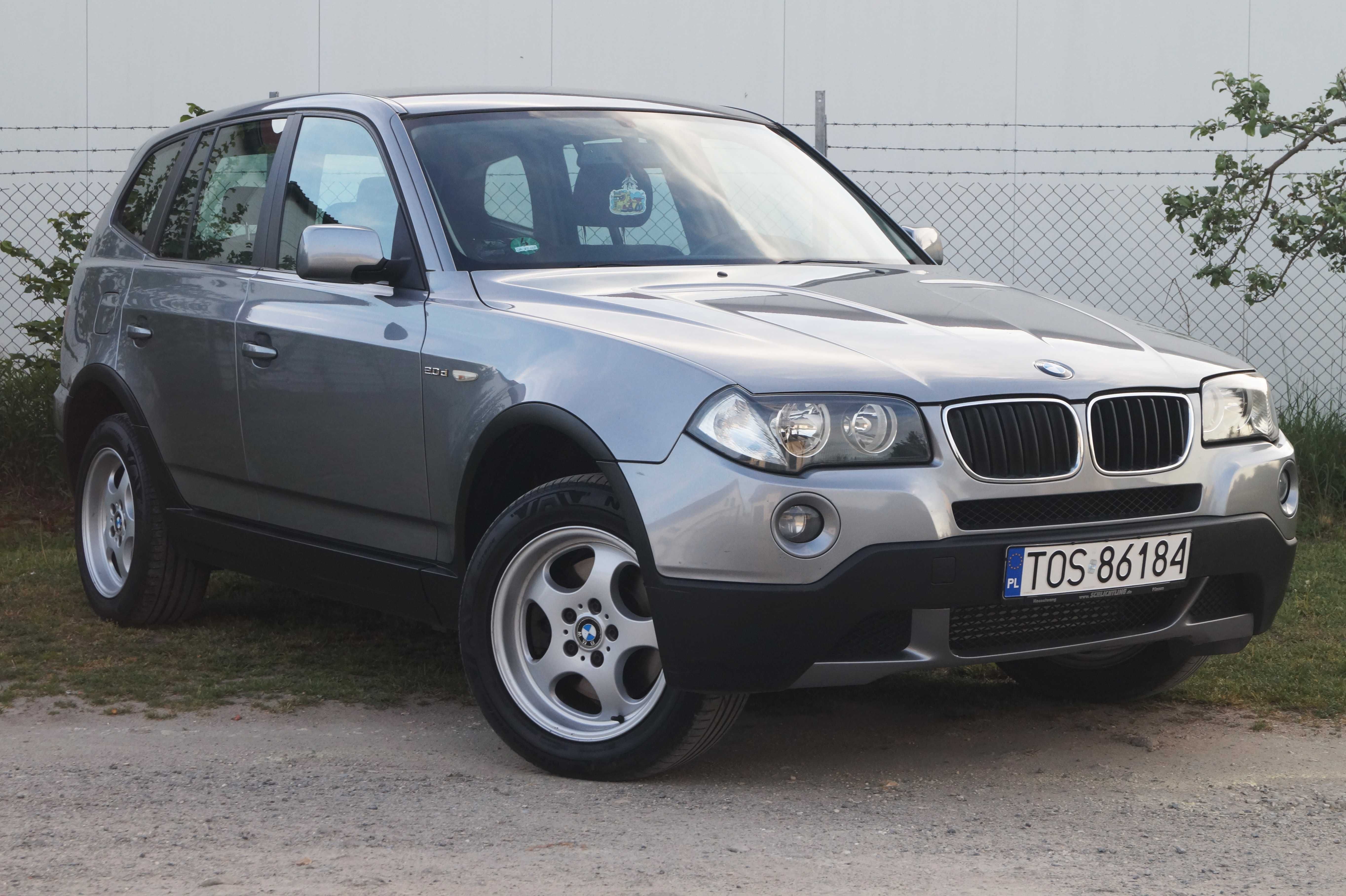 BMW X3 2007r Lift 2.0d 150km 4x4 hak klimatronik alu 17 188tyśkm