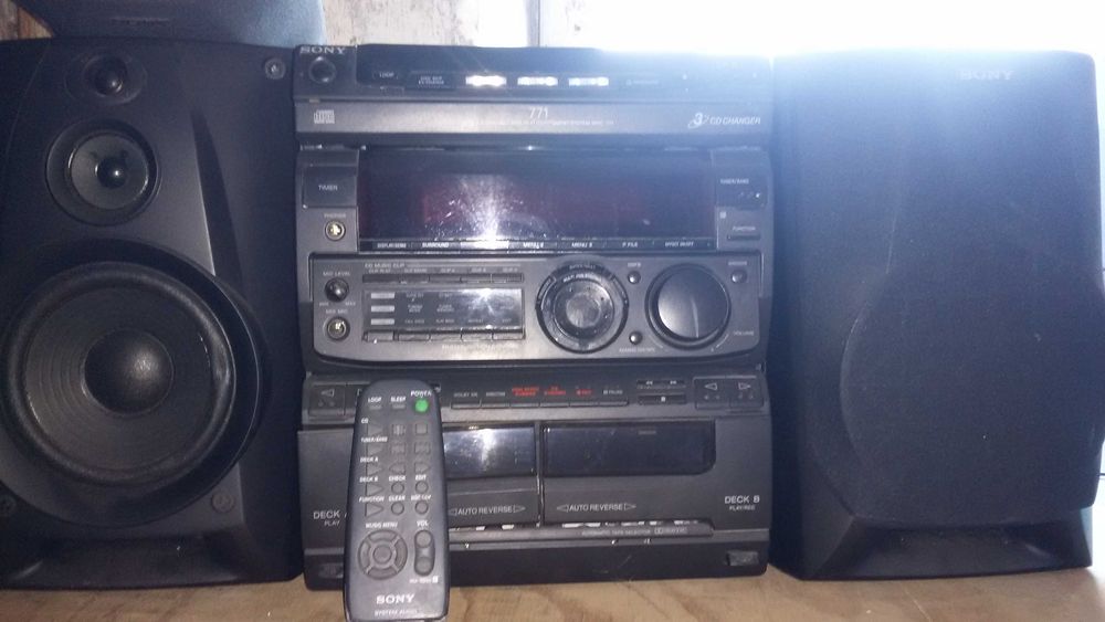 Wieża Sony MHC 771 z pilotem, możliwa wysyłka.