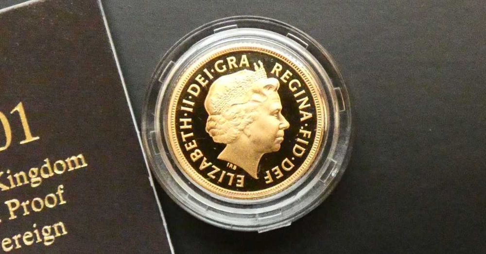 RESERVADO - 2001 Libra Ouro Proof c/ Caixa e Certificado