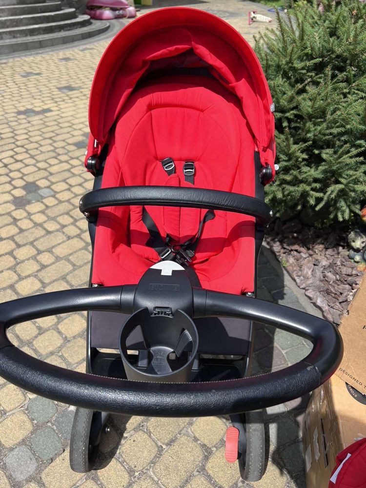 Коляска Stokke xplory v6 2 в 1, зимовий комплект і підстаканник, стоке