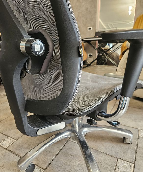 Крісло Barsky Game Mesh Grey