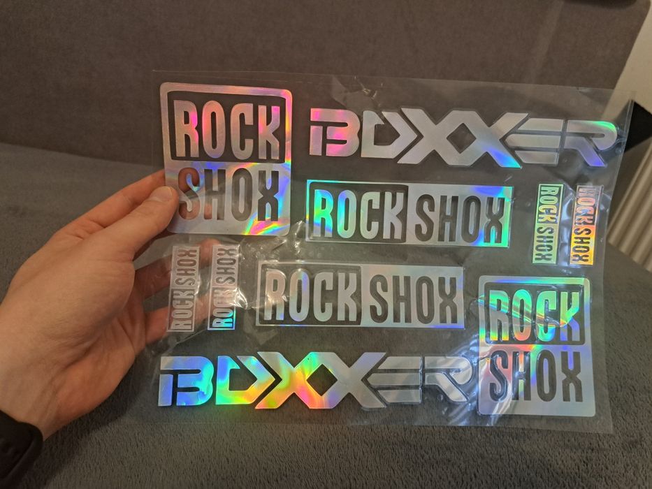 Naklejki Rockshox Boxxer Pryzmat Kameleon NOWE