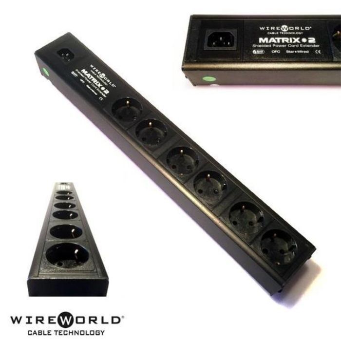 WireWorld Matrix 2 Listwa zasilająca 6 gniazdek Trans Audio Hi-Fi
