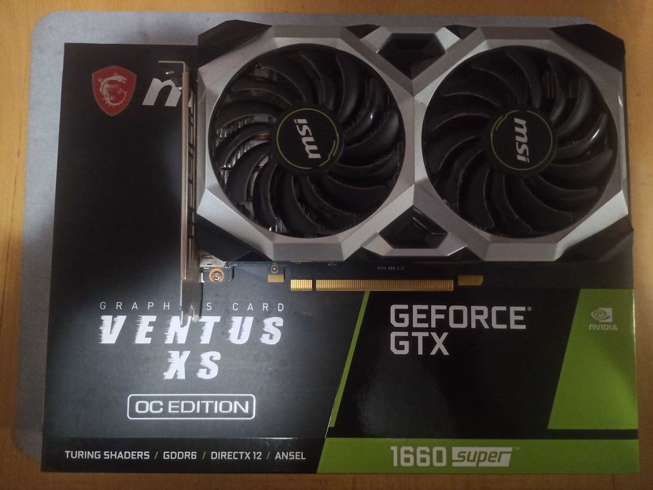 Відеокарта MSI GeForce GTX 1660 SUPER VENTUS XS OC 6144MB б/в робоча