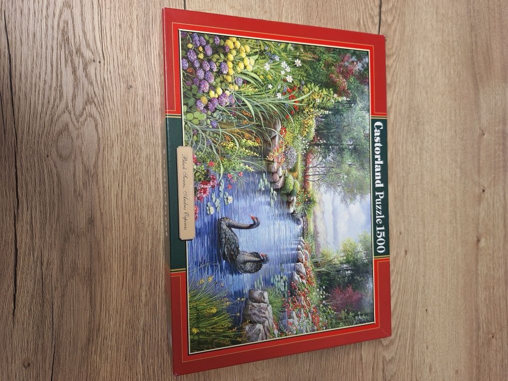 Puzzle 1500 Castorland Czarny Łabądź