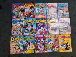 Lote 15 Revistas BD Disney Comix e Donald