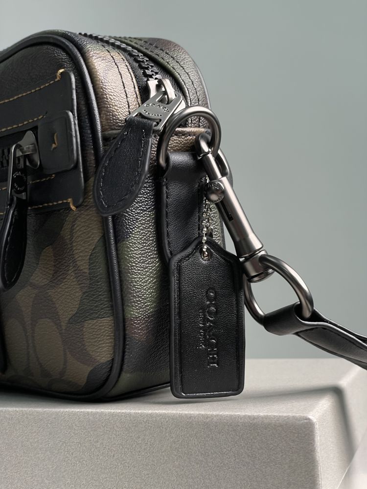 Чоловіча сумка Coach мужская сумка мессенджер барсетка слинг кроссбоди