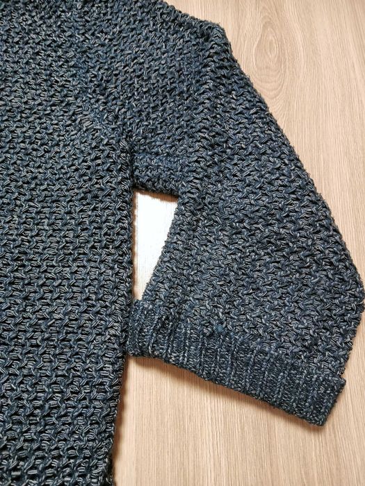 Narzuta z dzianiny kardigan sweter F&F 44