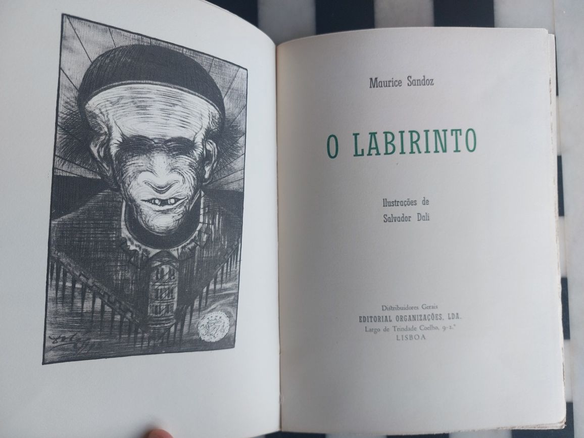 O labirinto de Maurice Sandoz com ilustrações de Salvador Dalí