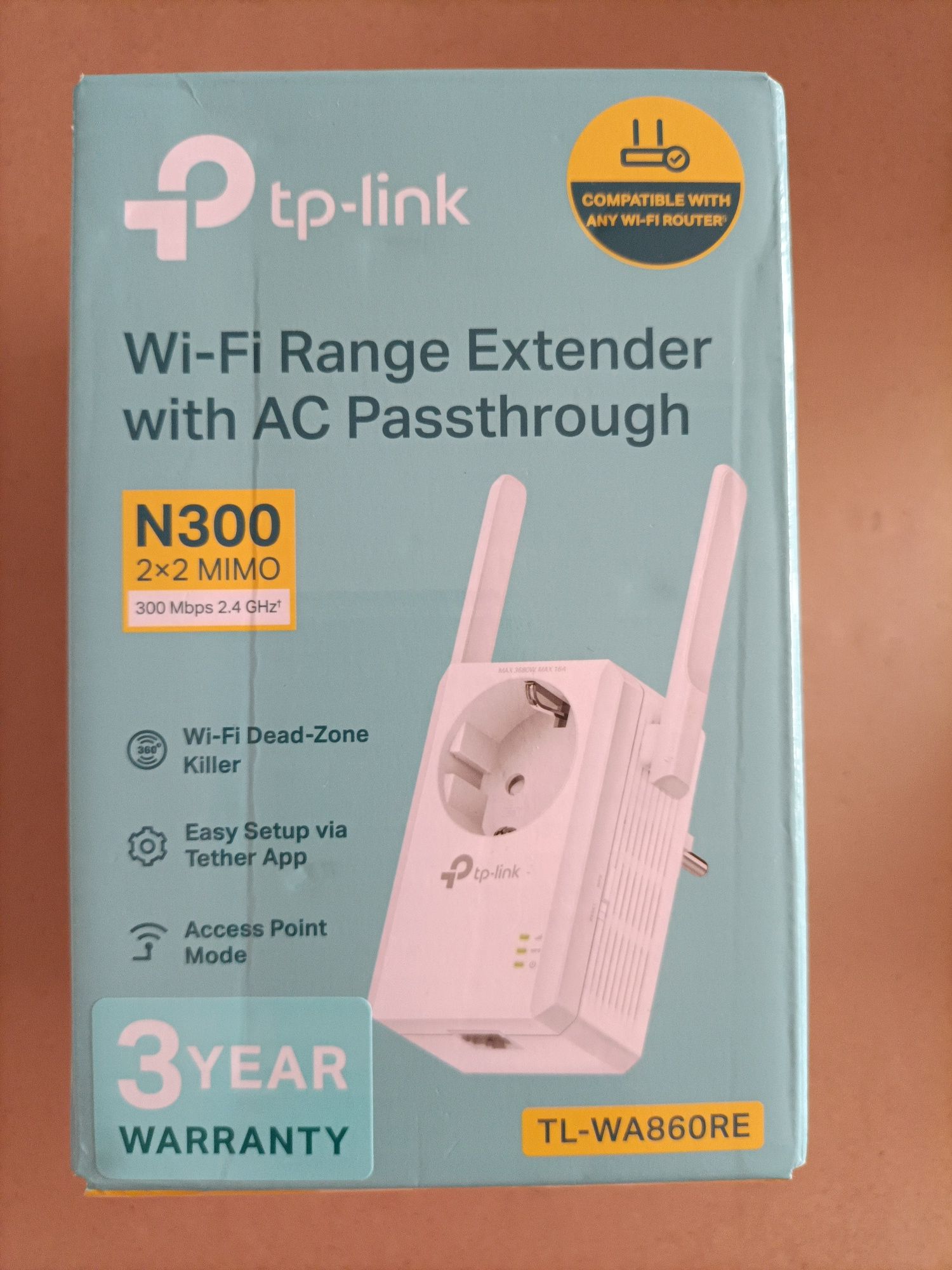 Wifi extender, extensor de sinal WiFi doméstico