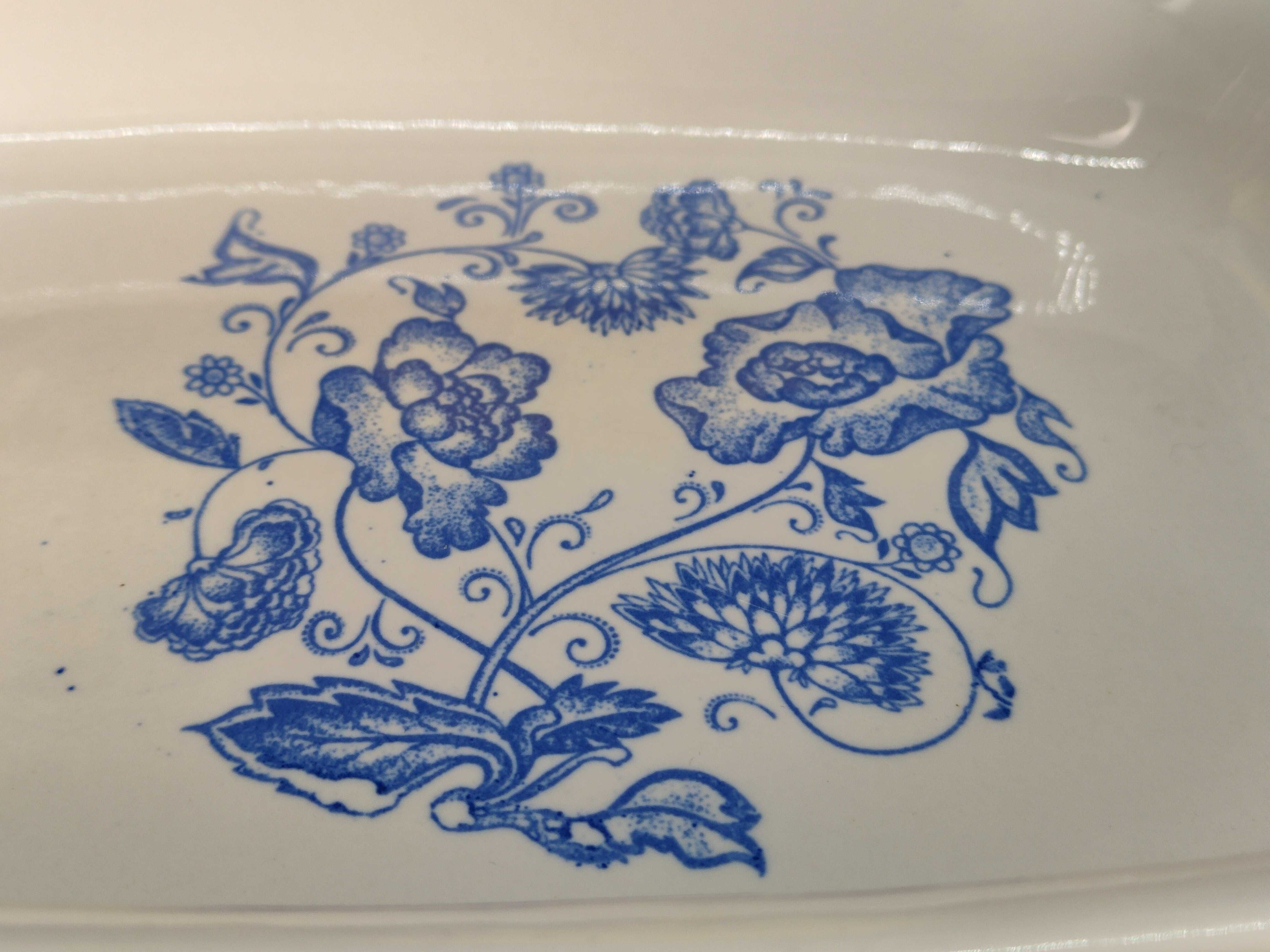 Ceramiczna prostokątna forma do zapiekania - "Wzór cebulowy" #2