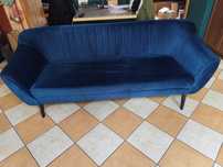 Sofa trzyosobowa welurowa