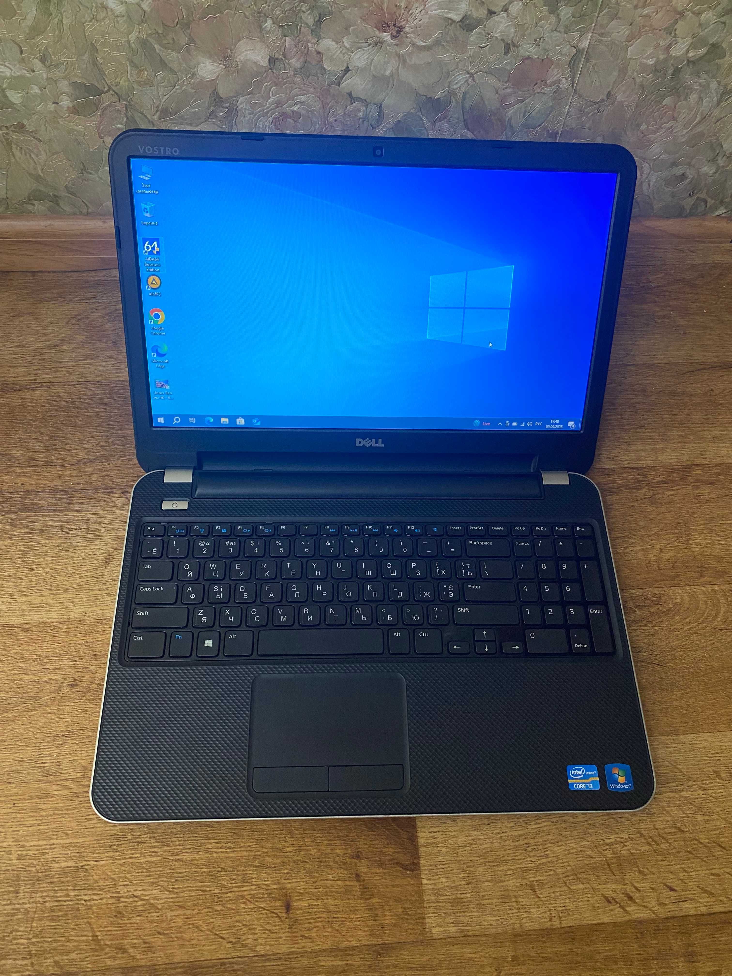 Ноутбук Dell Vostro 2521, i3-3227u, 8 Gb DDR3, SSD 120 Gb