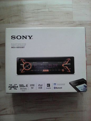 Radio samochodowe Sony MEX-XB100BT 4x100W Bluetooth USB AUX CD