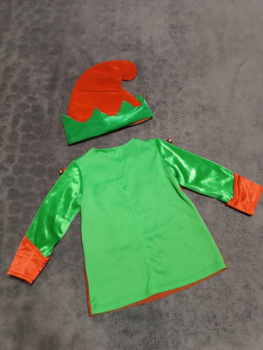 Карнавальний костюм ельф, помічник Санти, гном на хлопчика 3-4 роки