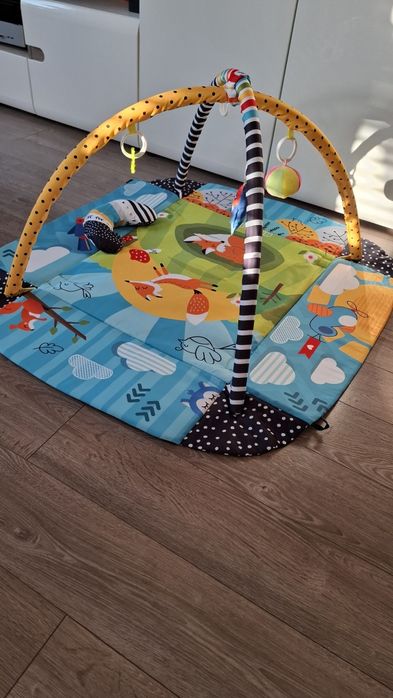 Mata interaktywna/edukacyjna 110x100cm lisek Ricokids
