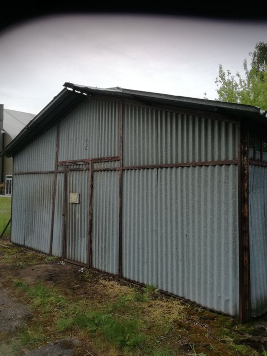 Hala,blaszak,garaż 98m2,wysoki 2,55 -7m x14m w szczycie 3,70