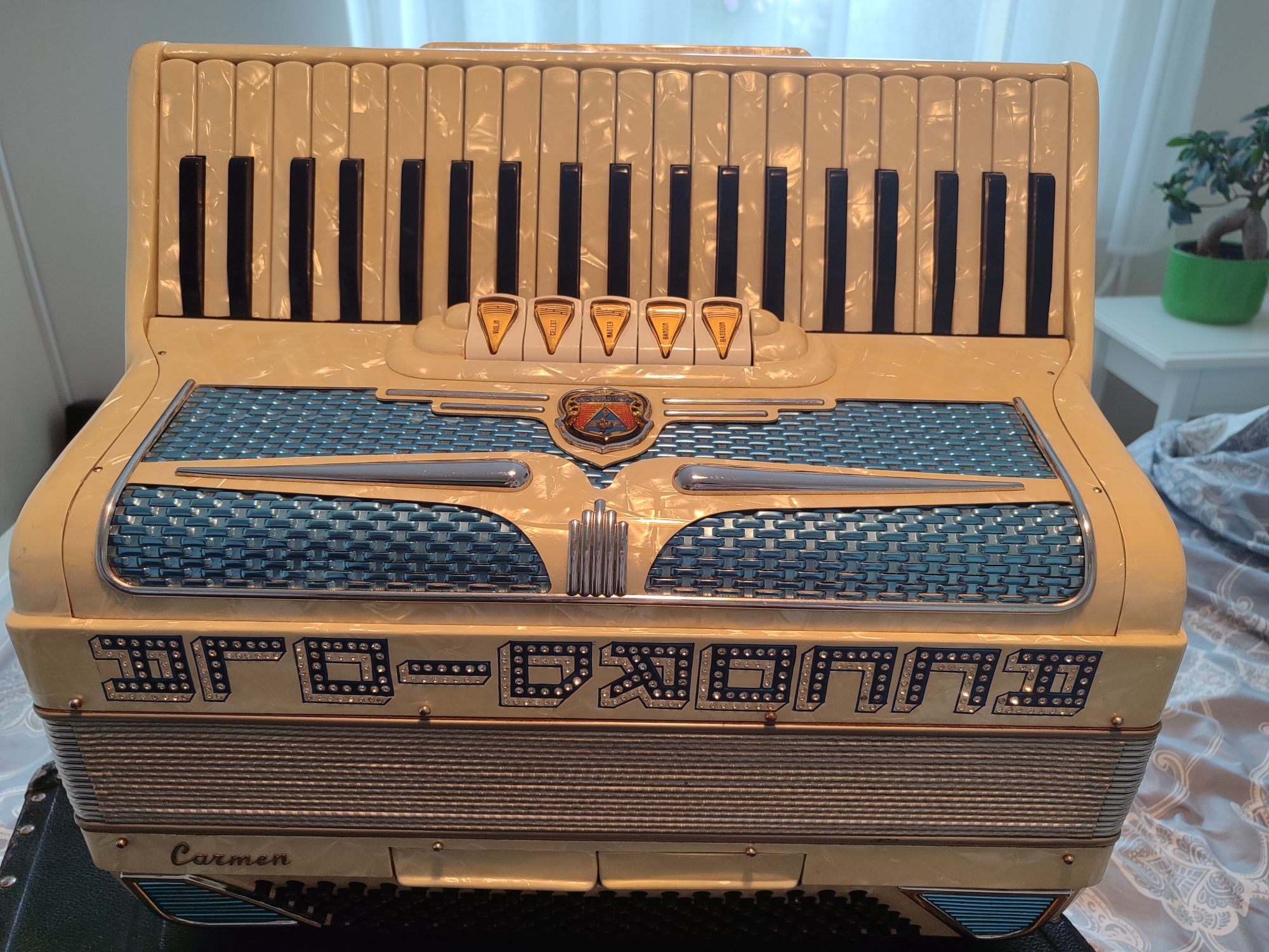 Piękny akordeon Accordiola Camerano