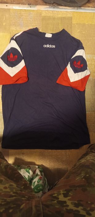 адидас винтажный футболка