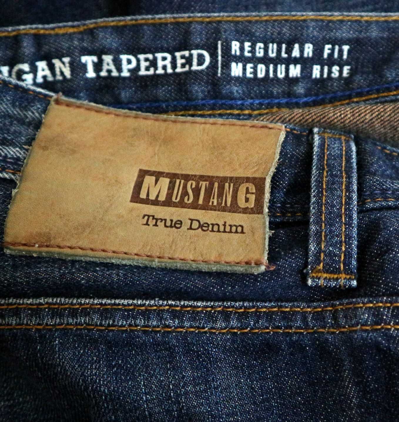 Mustang Michigan Tapered spodnie jeansy W31 L30 pas 2 x 42 cm